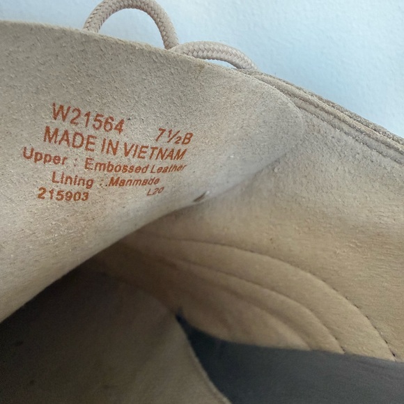 Cole Haan Snakeskin Embossed Leather Lace-Up Sneakers - Picture 5 of 6